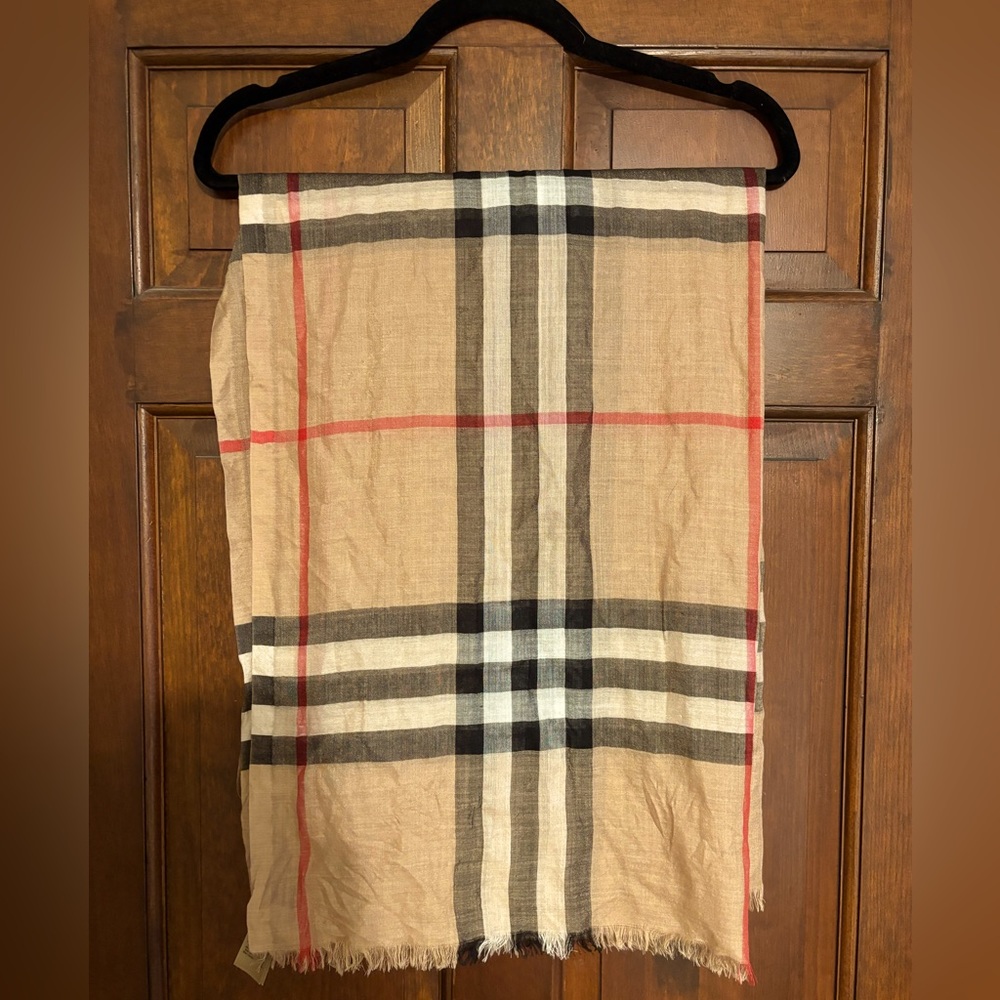 Silk Burberry Scarf